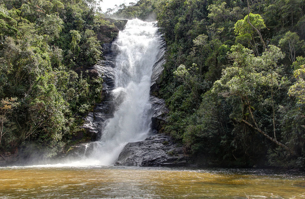 Cachoeira de San Isidro na Serra da Bocaina