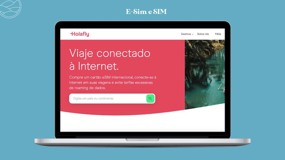 A Holafly é uma empresa que fornece Esim com internet ilimitada para usar em Portugal