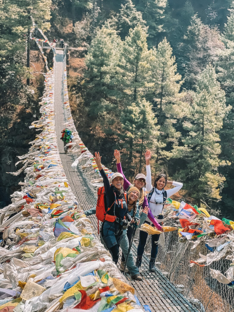 Hillary Bridge, a ponte suspensa mais linda de toda a Rota base camp Everest