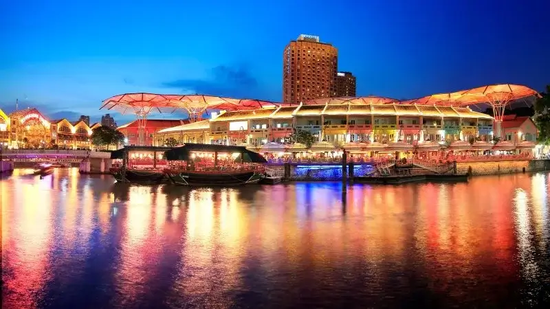 Clarke Quay em Singapura | Viva o Mundo