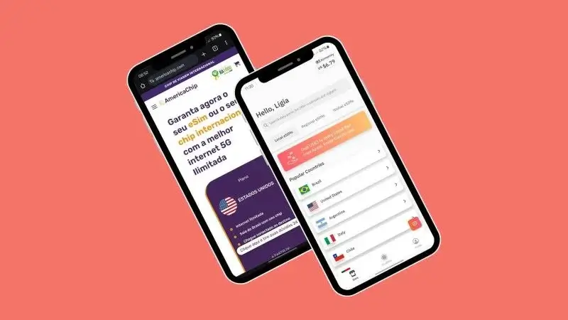 America Chip ou Airalo | Viva o Mundo