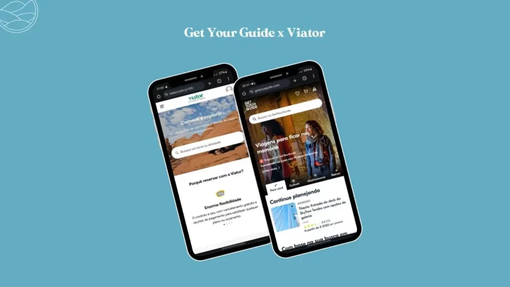 Get Your Guide ou Viator | Viva o Mundo