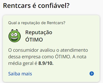 RentCars no Reclame Aqui | Viva o Mundo