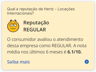 Hertz é confiável | Viva o Mundo