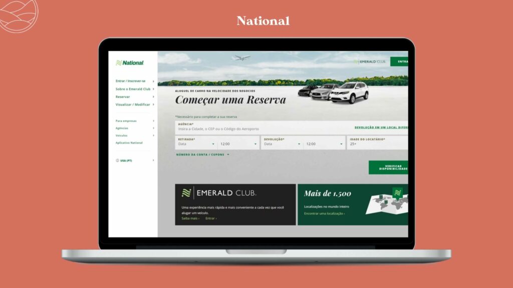 National Car Rental | Viva o Mundo