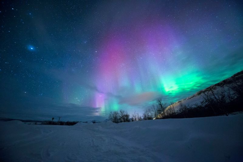 Aurora boreal na Islândia | Viva o Mundo