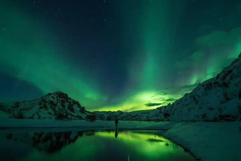 Aurora boreal na Islândia | Viva o Mundo