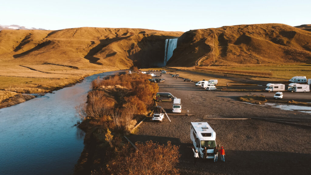 Melhores campings na Islândia para viagens de motorhome